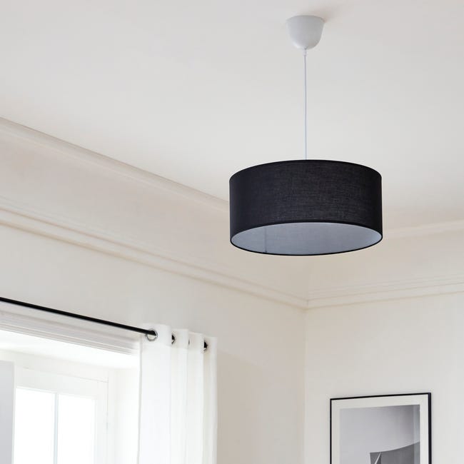 Leroymerlin Lampadario Moderno Sitia nero 3x E27 INSPIRE Offerta Giorno del Papà