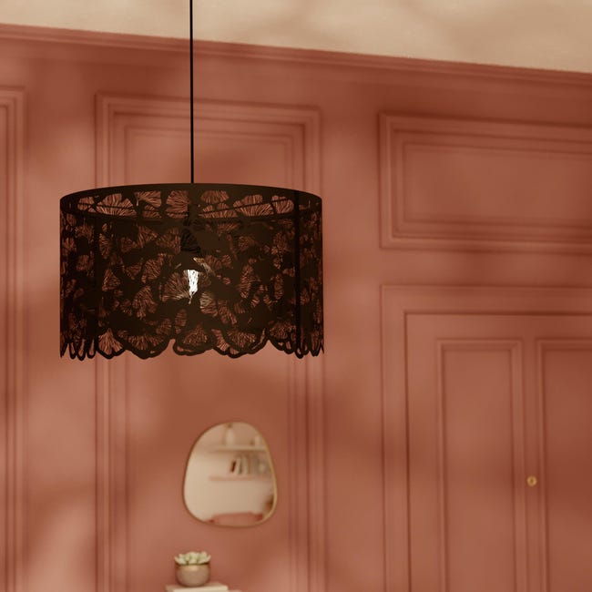 Leroymerlin Lampadario Glamour Marotta nero E27 INSPIRE Smaltimento dello stoccaggio