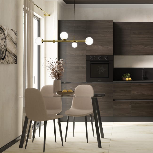 Leroymerlin Lampadario Glamour Callas dorato 5x G9 INSPIRE Online Outlet