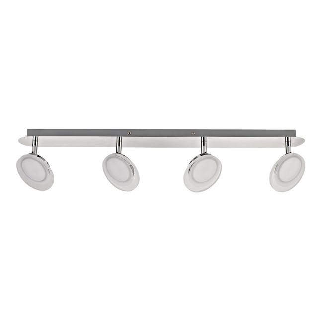 Leroymerlin Faretto decorativo con fonte luminosa LED Loob New cromo 4xINSPIRE Sconti VIP