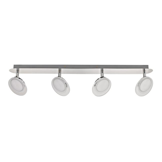 Leroymerlin Faretto decorativo con fonte luminosa LED Loob New cromo 4xINSPIRE Sconti VIP