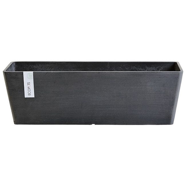 Leroymerlin Fioriera BRUGES ECOPOT'S in resina antracite H 17 cm L 55 x P 17 cm Solo un giorno rimasto