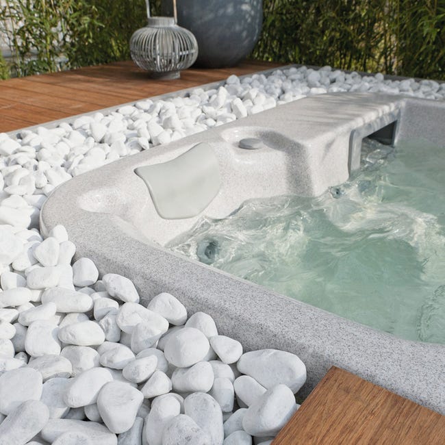 Leroymerlin Ciottolo 25/40 bianco carrara 20 kg Super sconto