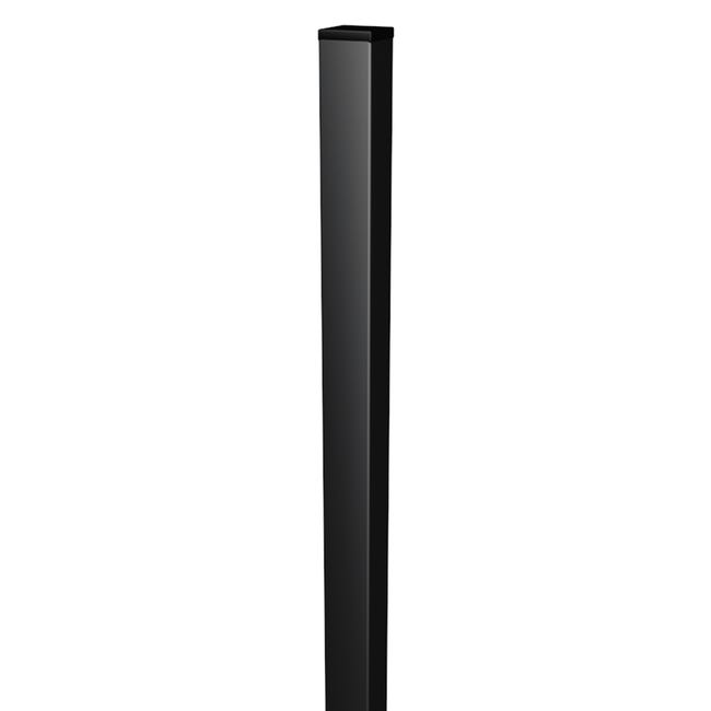 Leroymerlin Palo in ACCIAIO FERRO BULLONI Medium quadrato H 150 cm x L 5 cm x L 5 cm antracite