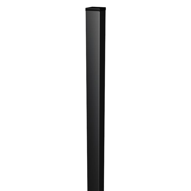 Leroymerlin Palo in ACCIAIO FERRO BULLONI Medium quadrato H 175 cm x L 5 cm x L 5 cm antracite