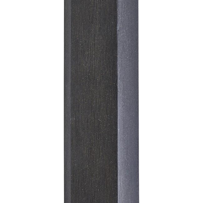 Leroymerlin Profilo angolare NATERIAL Atlas Rio composito di legno e plastica (wpc) 240 x 4 cm grigio scuro 1 pz Negozi Online