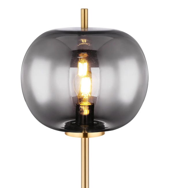Leroymerlin Lampada da terra Blacky I H 180 cm E27 GLOBO In Vendita