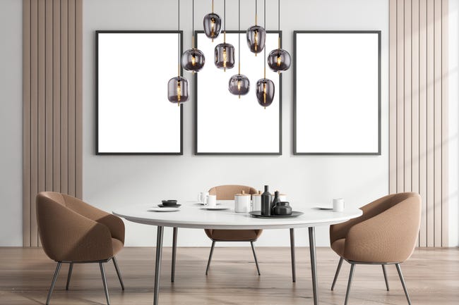 Leroymerlin Lampadario Moderno Blacky I 8x E14 GLOBO Offerte