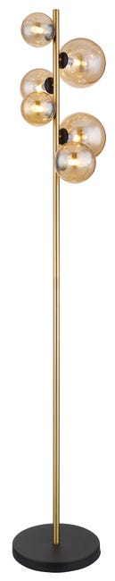 Leroymerlin Lampada da terra Riha dorato H 155cm 6 luci 350 LUMEN I Più Venduti