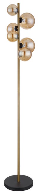 Leroymerlin Lampada da terra Riha dorato H 155cm 6 luci 350 LUMEN I Più Venduti