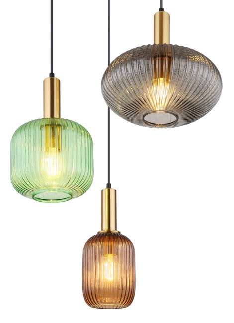 Leroymerlin Lampadario Moderno Normy 3x E27 GLOBO Negozio