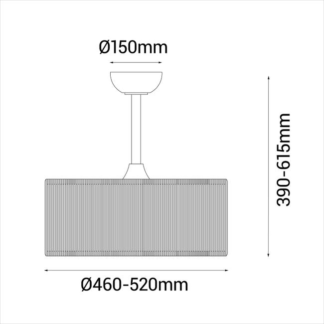 Leroymerlin Ventilatore da soffitto Lur rosso Ø 52 cm CCT dimmerabile SULION IP44 Moda