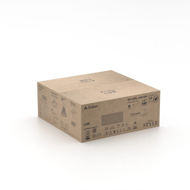 Leroymerlin Ventilatore da soffitto Lur rosso Ø 52 cm CCT dimmerabile SULION IP44 Moda