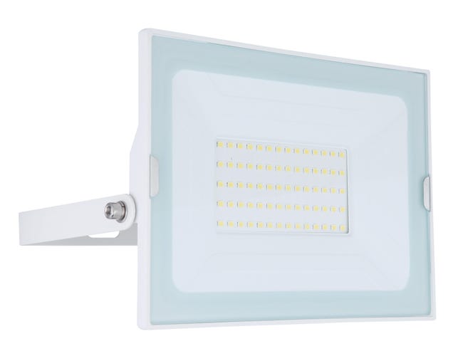 Leroymerlin Faro da esterno con sensore di movimento Helga in alluminio bianco LED 45W Sconto di tempo limitato