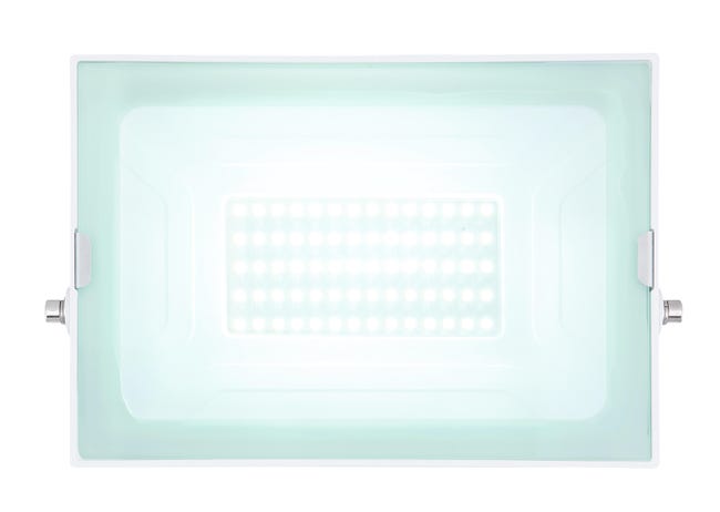 Leroymerlin Faro da esterno con sensore di movimento Helga in alluminio bianco LED 45W Sconto di tempo limitato