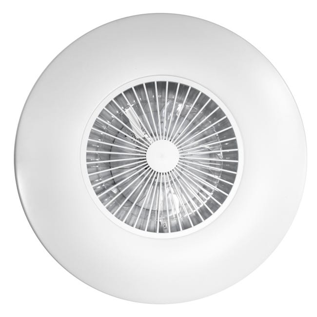 Leroymerlin Ventilatore da soffitto Daiquiri XL bianco Ø 80 cm dimmerabile SULION IP20 Prezzo di fabbrica