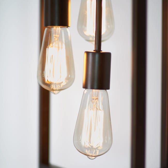 Leroymerlin Lampadario LED industriale Yale bronzo 350 lumen ARTIKA Offerta speciale