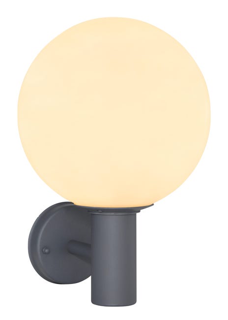 Leroymerlin Applique industriale da esterno Sfera nero GLOBO IP44