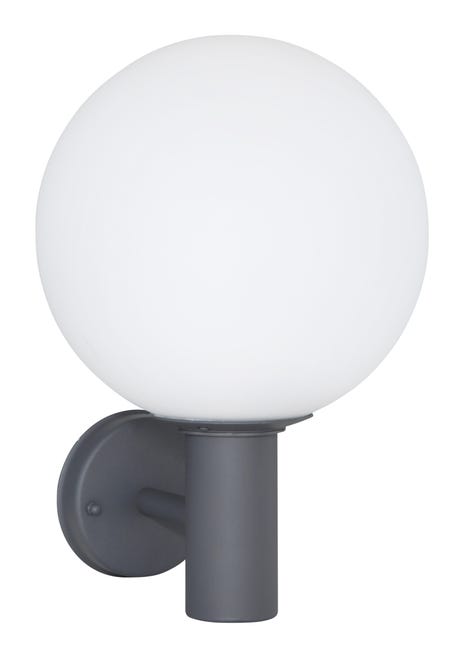 Leroymerlin Applique industriale da esterno Sfera nero GLOBO IP44 Grande vendita
