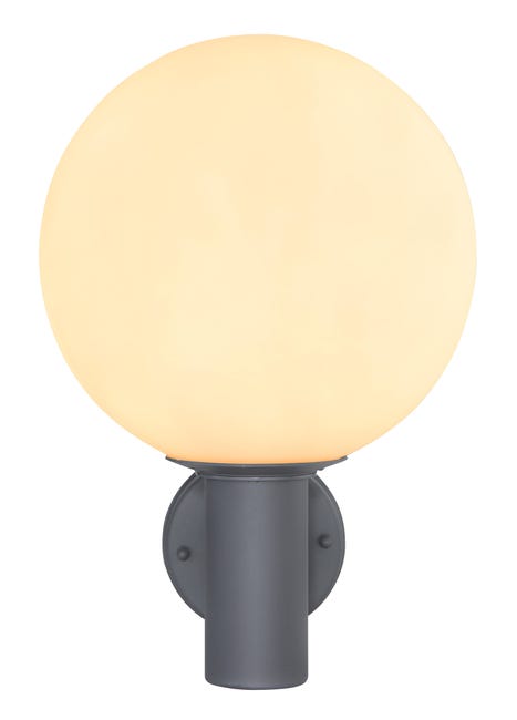 Leroymerlin Applique industriale da esterno Sfera nero GLOBO IP44 Grande vendita