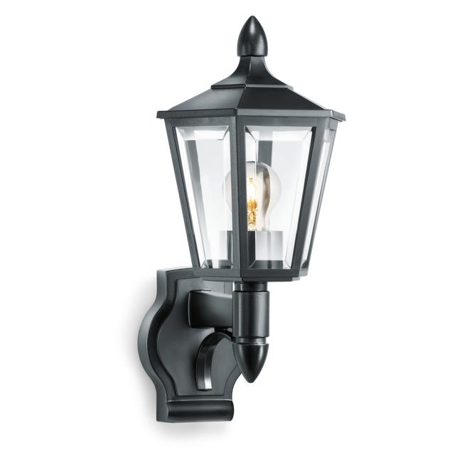 Leroymerlin Applique moderno da esterno Lant nero con sensore di movimento STEINEL IP44 Offerta esclusiva