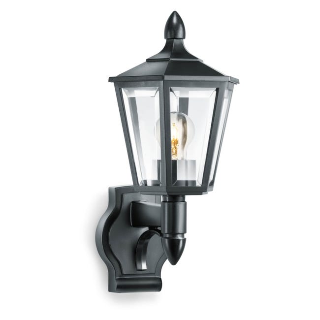 Leroymerlin Applique moderno da esterno Lant nero con sensore di movimento STEINEL IP44 Offerta esclusiva