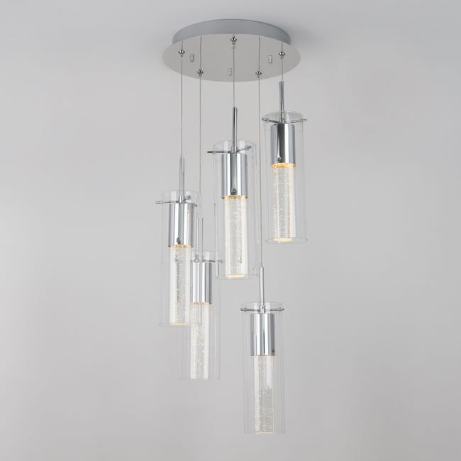 Leroymerlin Lampadario Moderno Spiral 5x GU10 ARTIKA Black Friday