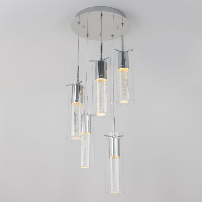 Leroymerlin Lampadario Moderno Spiral 5x GU10 ARTIKA Black Friday