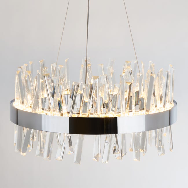 Leroymerlin Lampadario LED moderno Enchanted grigio 2250 lumen ARTIKA Cyber Monday