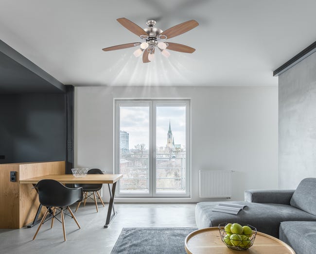 Leroymerlin Ventilatore da soffitto JERRY faggio Ø 130 cm GLOBO IP20 Offerta Pasqua