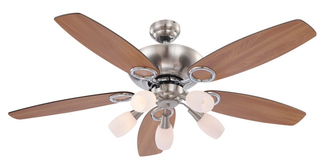 Leroymerlin Ventilatore da soffitto JERRY faggio Ø 130 cm GLOBO IP20 Offerta Pasqua