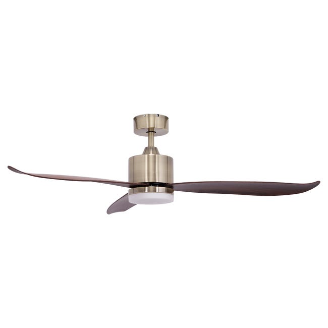 Leroymerlin Ventilatore da soffitto CIES PLUS marrone Ø 132 cm dimmerabile ARTE CONFORT IP20 Offerta Giorno del Papà