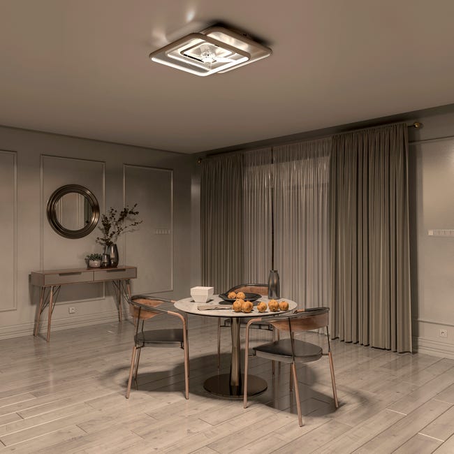 Leroymerlin Ventilatore da soffitto ALTEA bianco Ø 48.8 cm dimmerabile ARTE CONFORT IP20 Offerte esclusive