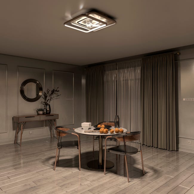 Leroymerlin Ventilatore da soffitto ALTEA bianco Ø 48.8 cm dimmerabile ARTE CONFORT IP20 Offerte esclusive