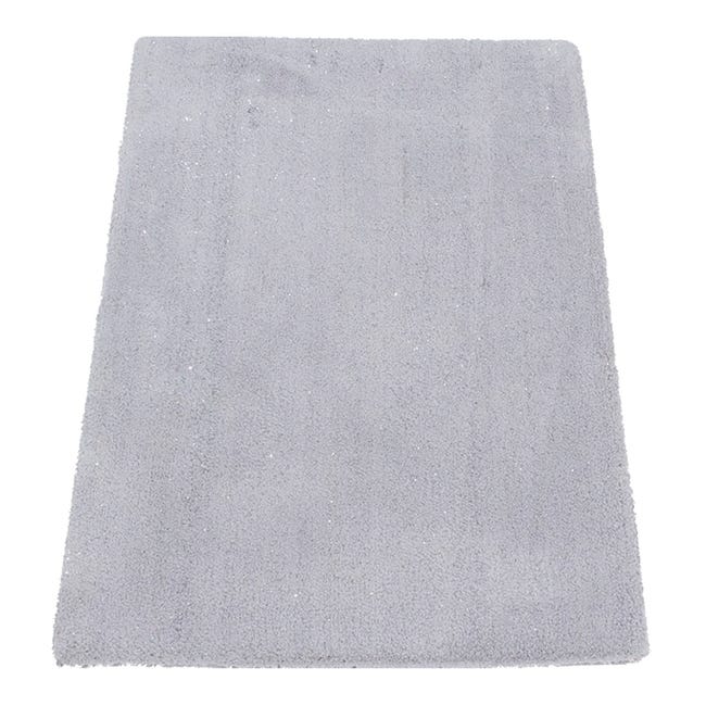 Leroymerlin Tappeto tapp. Twinkle silver antiscivolo argento L 220 x L 150 cm Bestseller