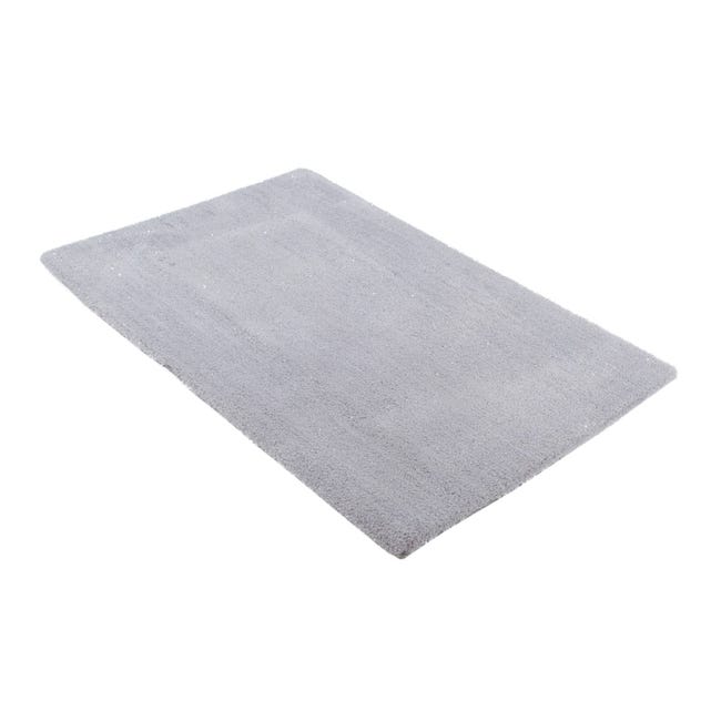 Leroymerlin Tappeto tapp. Twinkle silver antiscivolo argento L 220 x L 150 cm Bestseller