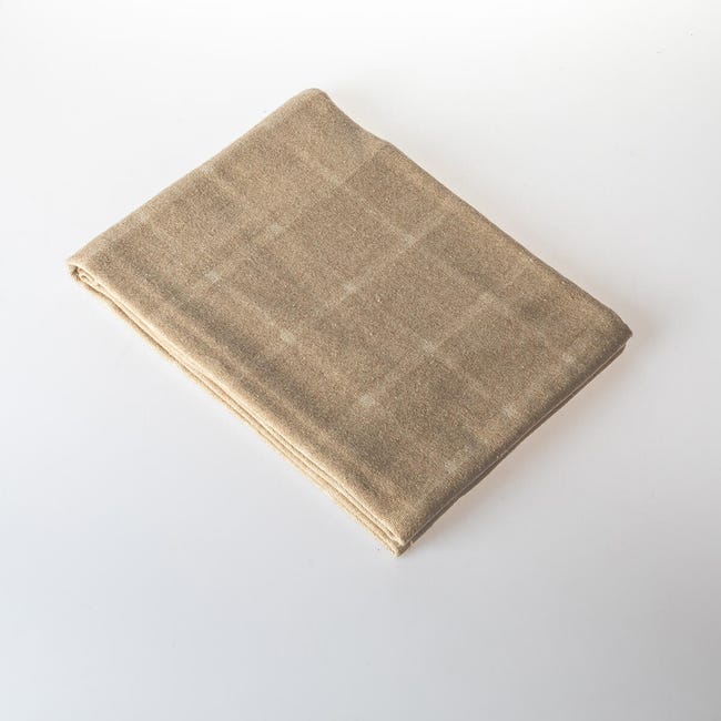 Leroymerlin Coperta in Cotone Caldo beige 120x 160 cm