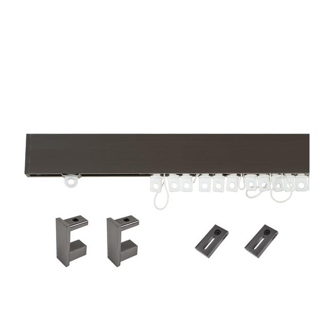Leroymerlin Kit per binario tenda per onda semplice futura senza corda gun in alluminio 200 cm Enormi sconti