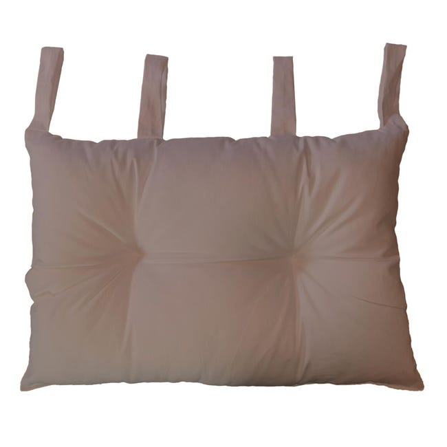 Leroymerlin Cuscino testata letto Panama rosa cipria 45 x 70 cm Officina