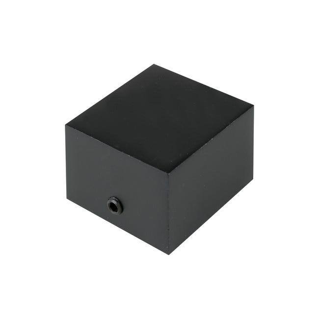 Leroymerlin Kit per binario tenda per onda semplice square senza corda nero in alluminio 200 cm Esporta salva