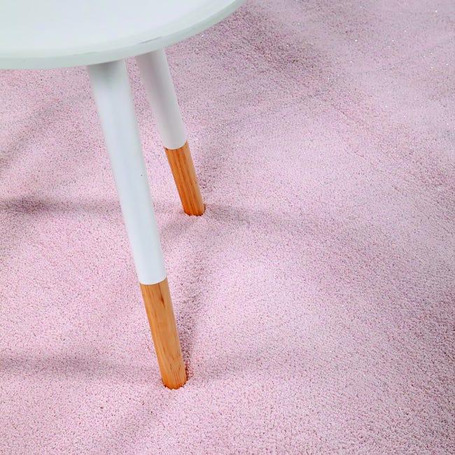 Leroymerlin Tappeto Twinkle Cipria antiscivolo rosa L 120 x L 60 cm Duty-free