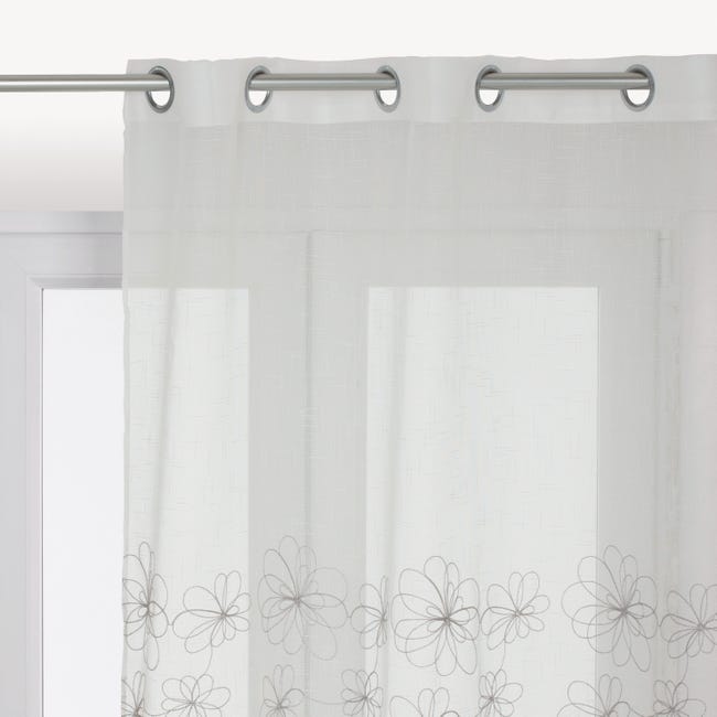Leroymerlin Tenda Caterina bianco occhiello 140x290 cm Qualità