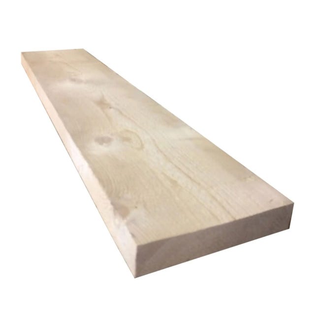 Leroymerlin Tavola massello in legno di abete 1° scelta L 25 x 200 cm x Sp 50 mm