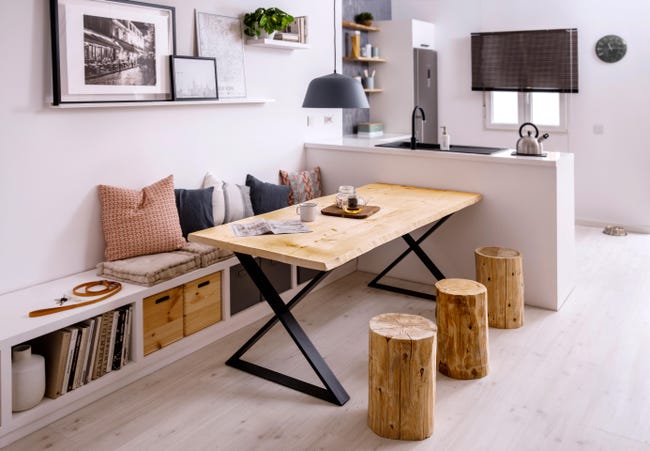 Leroymerlin Tavola massello in legno di abete 1° scelta L 90 x 200 cm x Sp 40 mm Negozi Online