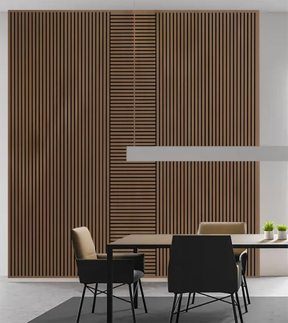 Leroymerlin Pannello decorativo fonoassorbente Square Superior FIBROTECH Rovere scuro L 52 x L 52 cm Sp 22 mm confezione da 2 pezzi Acquista Ora