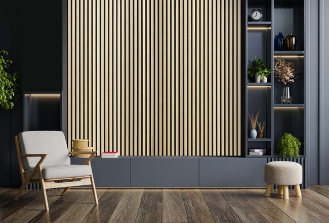 Leroymerlin Pannello decorativo fonoassorbente Superior FIBROTECH Frassino L 244 x L 60 cm Sp 22 mm Convenienza
