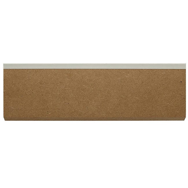 Leroymerlin Battiscopa Classic in mdf bianco Sp 10 mm x H 6.5 x L 220 cm 10 pezzi / 22 m In Vendita