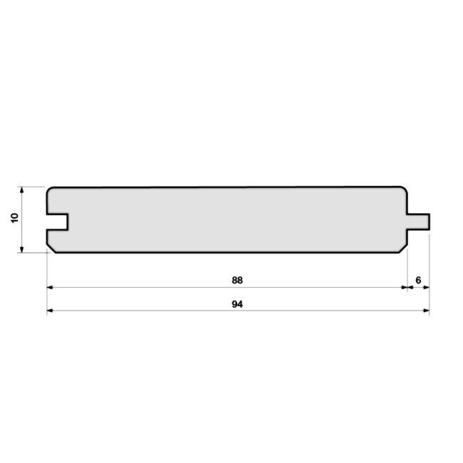 Leroymerlin Listone legno grezzo abete H 12 x L 200 cm Sp 10 mm Saldi