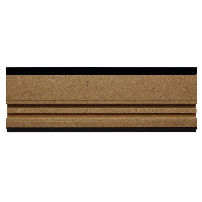 Leroymerlin Battiscopa Classic in mdf nero Sp 10 mm x H 7 x L 220 cm / 2.2 m Offerte