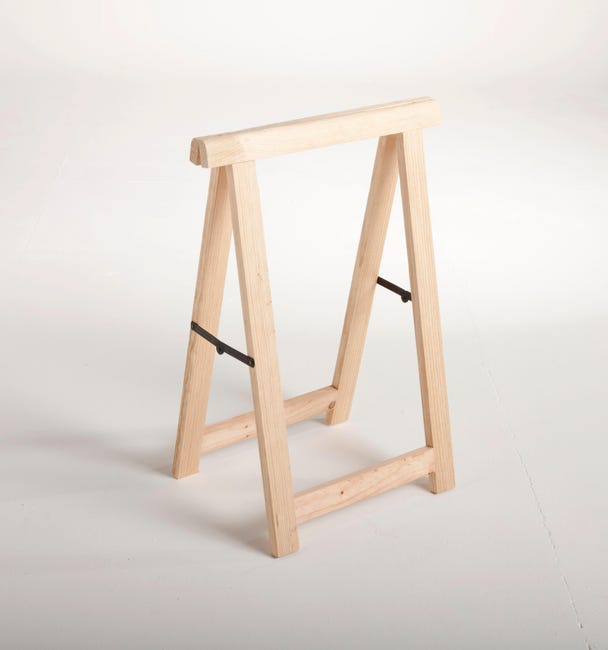 Leroymerlin Cavalletto pino Professionale L 53 x P 53 x H 75 cm legno naturale Hotsell